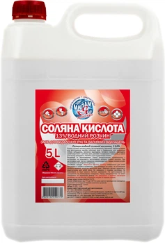 Очисник для труб Мілам Я Економка Кислота соляна 5 л (4820152290779)