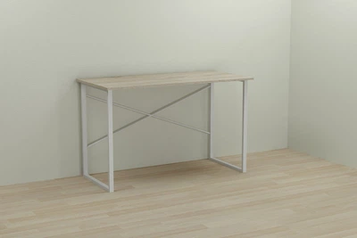 Компьютерный стол Ferrum-decor Дейв 75x100x60 белый ДСП Дуб Сонома 16мм