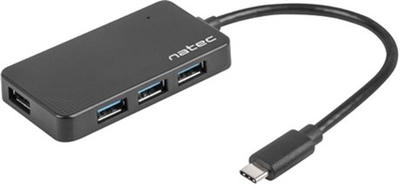 USB-хаб Natec Silkworm 4x USB 3.0 Black (NHU-1343)