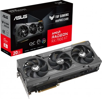 Відеокарта ASUS Radeon RX 7900 XT 20Gb TUF OC GAMING (TUF-RX7900XT-O20G-GAMING)