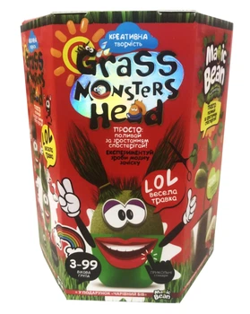 Набор для творчества Danko Toys Magic Bean Grass Monsters (укр.) (GMH-01-06U)