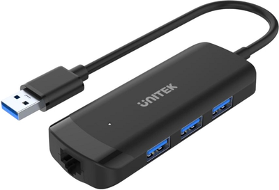 USB-хаб Unitek uHUB Q4+ 4-in-1 Powered USB 3.0 Ethernet Hub (H1111A)