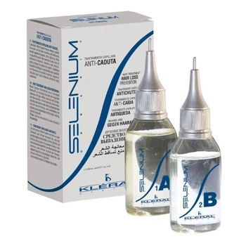 Лосьон против выпадения волос Kleral Selenium Hair Loss Prevention Treatment 50 мл + 50 мл, профессиональное средство для укрепления волос и профилактики выпадения