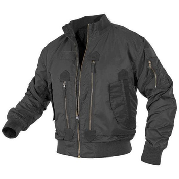 Куртка чоловіча демісезонна тактична Mil-tec AVIATOR 10404602 чорна розмір M