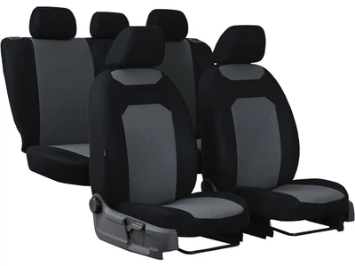 Авто чехлы CHERY Kimo 2007- Pok-ter CARO с серой вставкой