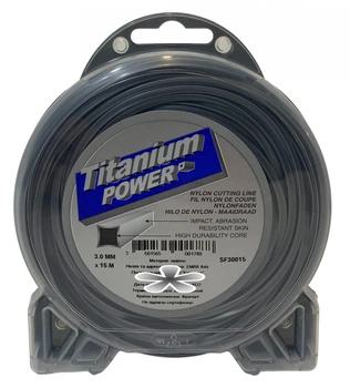 Косильна струна TITANIUM POWER Ø3.0мм*15м (квадрат)