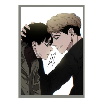 Постер плакат аніме манхва Вбити сталкера Killing Stalking 42х29 см А3 (poster_0469)