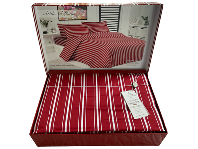 Комплект постельного белья Maison D'or Antik Nil Red сатин 220-200 см красный