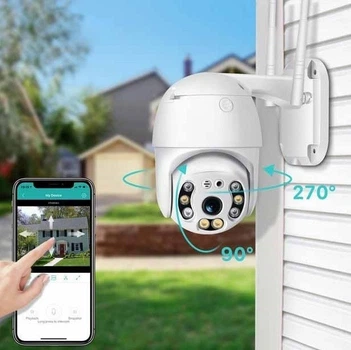 Уличная IP камера видеонаблюдения UKC CAMERA CAD X3 WIFI IP 360/90 2.0mp поворотная с удаленным доступом