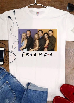 Футболка чоловіча біла "Friends" з фото, XXL Stedman