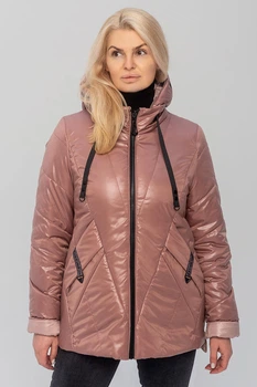 Куртка Miorichi Диана 52 Пудровый (01104-brown52)