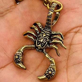Брелок винтажный Скорпионом Scorpion подарочная упаковка