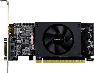 Gigabyte PCI-Ex GeForce GT 710 2048MB GDDR5 (64bit) (954/5010) (DVI, HDMI) (GV-N710D5-2GL)