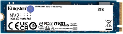 Kingston NV2 2TB M.2 2280 NVMe PCIe 4.0 x4 (SNV2S/2000G)