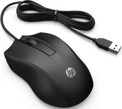 Mysz HP 100 USB Black (6VY96AA)