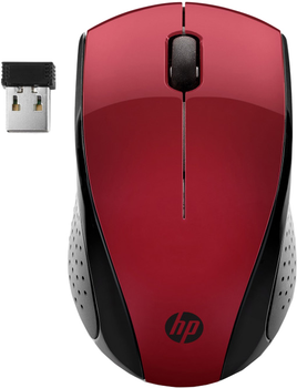 Миша HP 220 Wireless Red (7KX10AA)