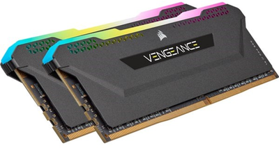 Оперативна пам'ять Corsair DDR4-3600 32768MB PC4-28800 (Kit of 2x16384) Vengeance RGB Pro Black (CMH32GX4M2D3600C18)