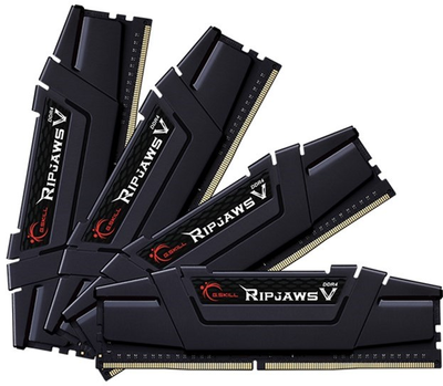 Pamięć RAM G.Skill DDR4-2666 131072MB PC4-21300 (zestaw 4x32768) Ripjaws V Black (F4-2666C18Q-128GVK)
