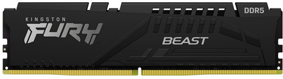 Pamięć RAM Kingston Fury DDR5-5200 32768MB PC5-41600 Beast Black (KF552C40BB-32)