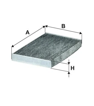 Фильтр салона CITROEN C3 AIRCROSS 17-, OPEL CROSSLAND X 17- угольный (выр-во WIX-FILTERS) WIX Filters (WP2175)