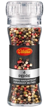 Спеції Vitana 4 перця в млинку 65 г (8593837248353)