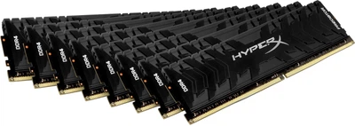 Оперативная память Kingston Fury DDR4-3000 131072MB PC4-24000 (Kit of 8x16384) HyperX Predator Black (HX430C15PB3K8/128)
