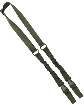 Ремінь для зброї двоточковий Kombat UK Double Point Bungee Sling Оливковий (1000-kb-dpbsolgr)
