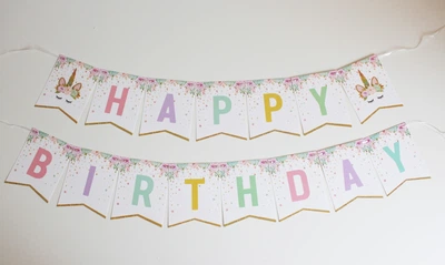 Гирлянда праздничная ONEDAY DECOR Единороги
