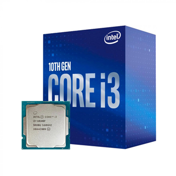 Процесор INTEL Core i3-10100F (4C/8T, 3.6-4.3GHz, 6MB, LGA1200) BOX