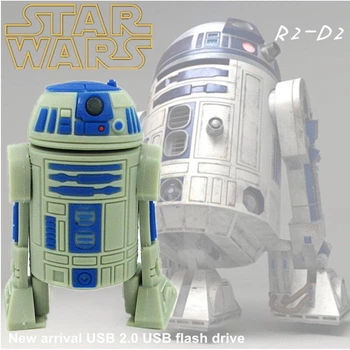 Флешка 64 гб R2D2 Star Wars Р2Д2 черная