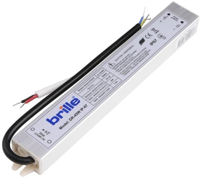 LED драйвер Brille DR-45W IP-67 AC 170-250V DC 12V (109160)