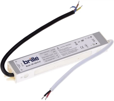 Блок питания Brille led DR-15W IP-67 AC 170-250V DC 12V (109157)