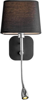 Бра Brille BL-474W/1 E14+ LED BK (26-671)