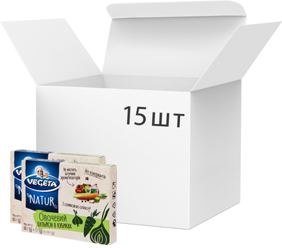 Бульйон овочевий Natur Vegeta пакет 6 х 10 г 15 шт (1001100103)