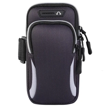 Чехол на руку Primo Sport универсальный спортивный для телефона до 6.5" - Black-Grey Primo SPORT-B/GR черный
