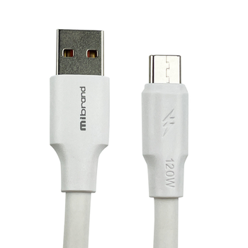 Кабель Mibrand з USB на Micro USB | Шнур для заряджання телефону на 1m | Провід для зарядки гаджетів MIDC/98MW
