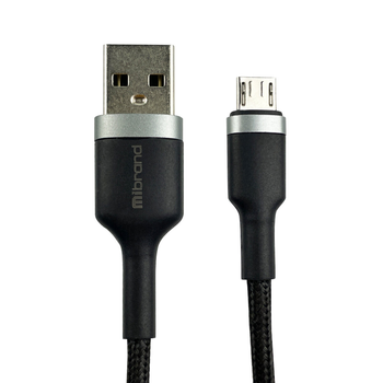 Кабель Mibrand з USB на Micro USB | Шнур для заряджання телефону на 1m | Провід для зарядки гаджетів MIDC/71MB