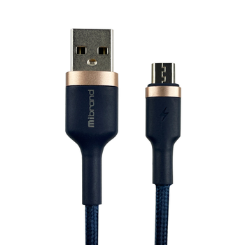 Кабель Mibrand з USB на Micro USB | Шнур для заряджання телефону на 1m | Провід для зарядки гаджетів MIDC/71MNB