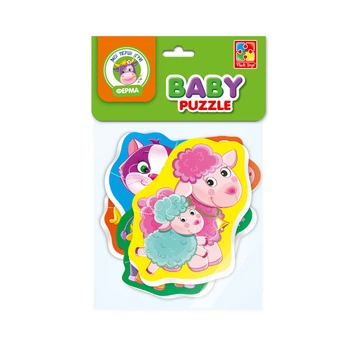 Детские пазлы Baby puzzle "Мама и малыш" Vladi toys VT1106-97