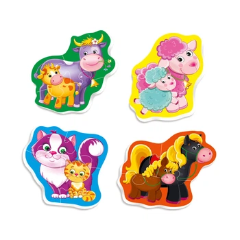 Детские пазлы Baby puzzle "Мама и малыш" Vladi toys VT1106-97