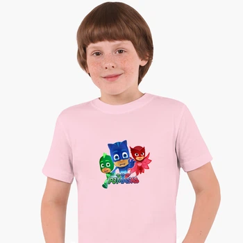 Детская футболка Герои в масках (PJ Masks) (25186-1611) 122-128 см Хлопок Розовый