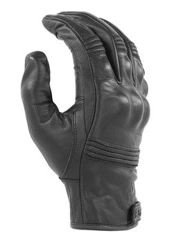 Тактичні шкіряні рукавички Damascus ALL-LEATHER GLOVES W/ KNUCKLE ARMOR ATX96 Medium, Чорний