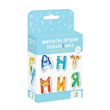 Магнітна гра Dodo Моя перша магнітна абетка українською мовою (200211)