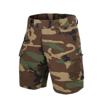 Шорты тактические мужские UTS (Urban tactical shorts) 8.5"® - Polycotton Ripstop Helikon-Tex US Woodland (Лесной камуфляж) XXL/Regular