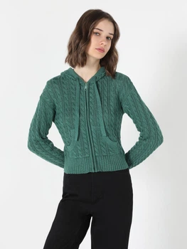 Кардиган в'язаний жіночий Colin's CL1060711GRN L Green (8683197344731)