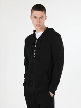 Толстовка на блискавці чоловіча Colin`s CL1059670BLK S Чорна (8683197340078)