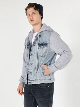 Джинсова куртка чоловіча Colin's CL1060620DN41532 S Jershey Wash (8683197453020)