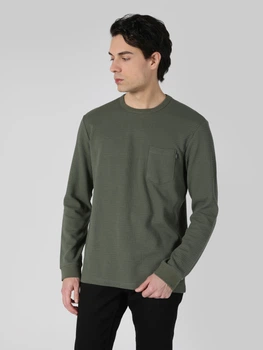 Лонгслив мужской Colin's CL1061770GRN S Green (8683197514998)