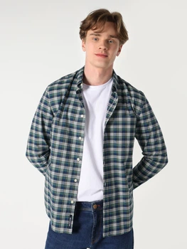Сорочка бавовняна чоловіча Colin's CL1061792NAV M Navy (8683197578266)