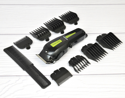 Професійна машинка для стрижки волосся та бороди WERHL-8571. Акумуляторний тример. Чорний